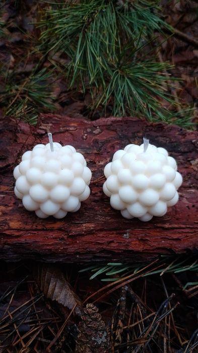 Свічки з оливкового воску ручної роботи