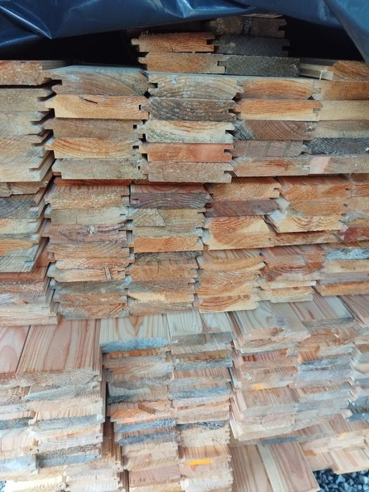 Podbitka deska elewacyjna 9x2x300/400 modrzew