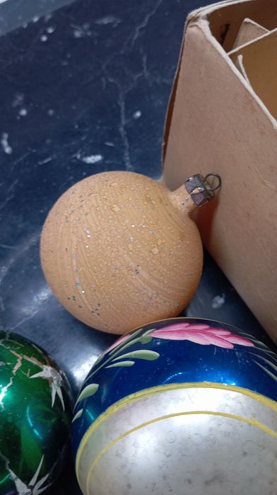 Bombki choinkowe z PRL-u