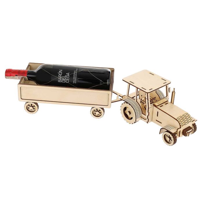 Traktor Ciągnik Z Przyczepą Na Alkohol Rolnik Wódowóz Z Grawerem