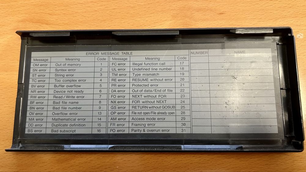 Calculadora CASIO FX-880P