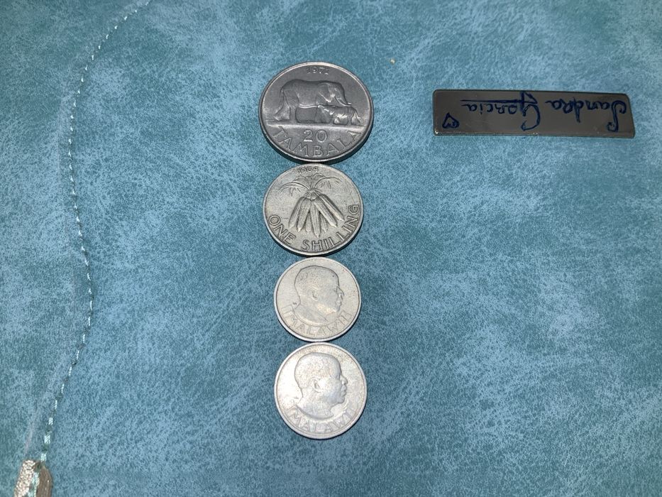 Lote moedas Malawi antiga colónia Britânica 1964 a 1971