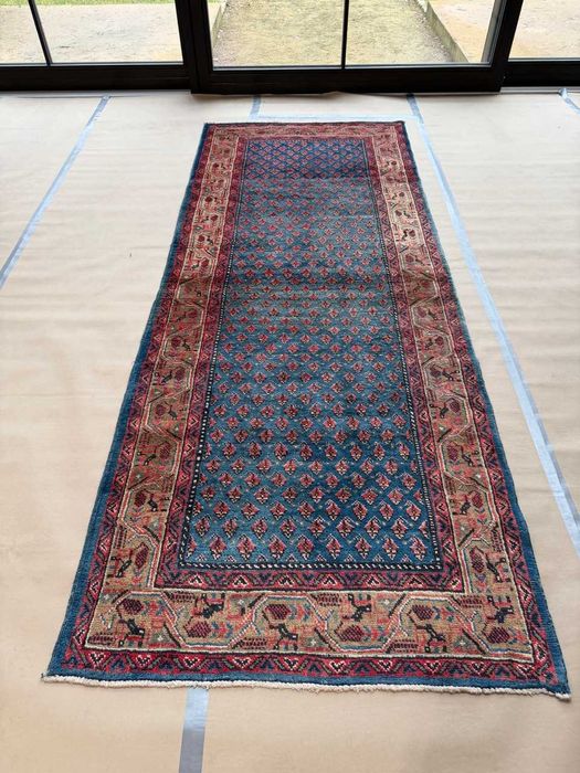 Nowy Dywan Chodnik Wełniany Kaszmirowy Perski Iran Keshan 310x120