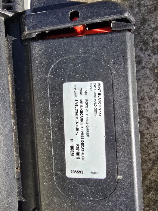 Suporte de bicicleta MontBlanc