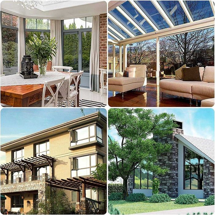 Nowa folia okienna/przeźroczysta/szklana/ samoprzylepna/ 60x100cm!336!