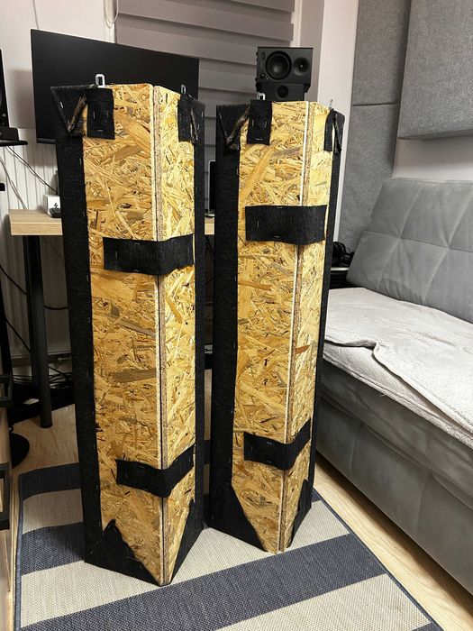 Pułapka Basowa 125x20x20 Rockwool 90kg/m3 + Pomiary Akustyki SoundID