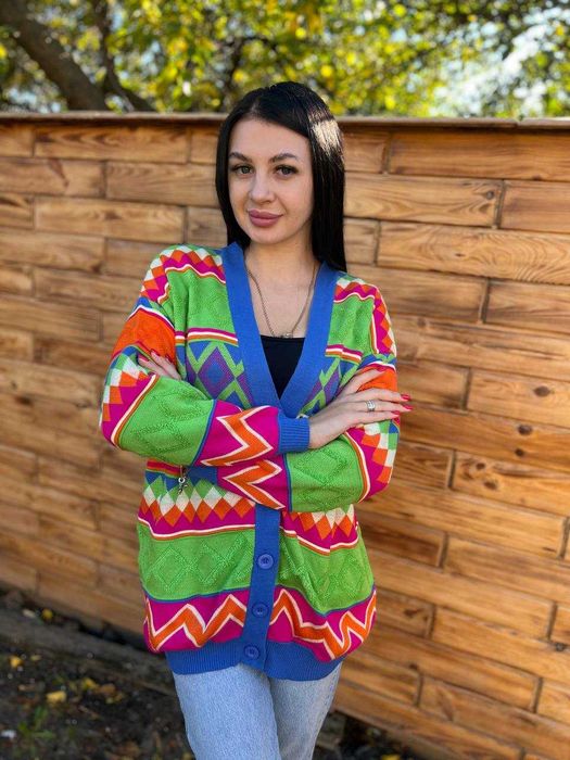 Жіноча подовжена кофта/кардіган 42-46  Туреччина зимова підтримка