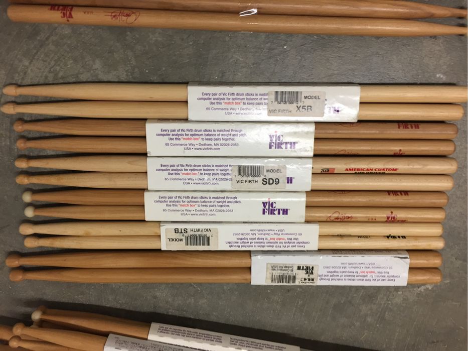 Baquetas Vic firth (novas) marimba /varetas  jazz