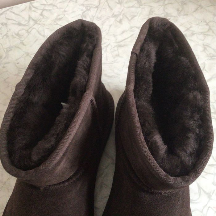 Женские уги  зимние, натуральный мех, замша.( Австралия)