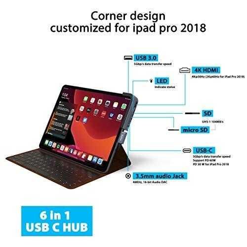 iPad Pro  hub BELKER 6w1 HDMI 4K USB 3.0