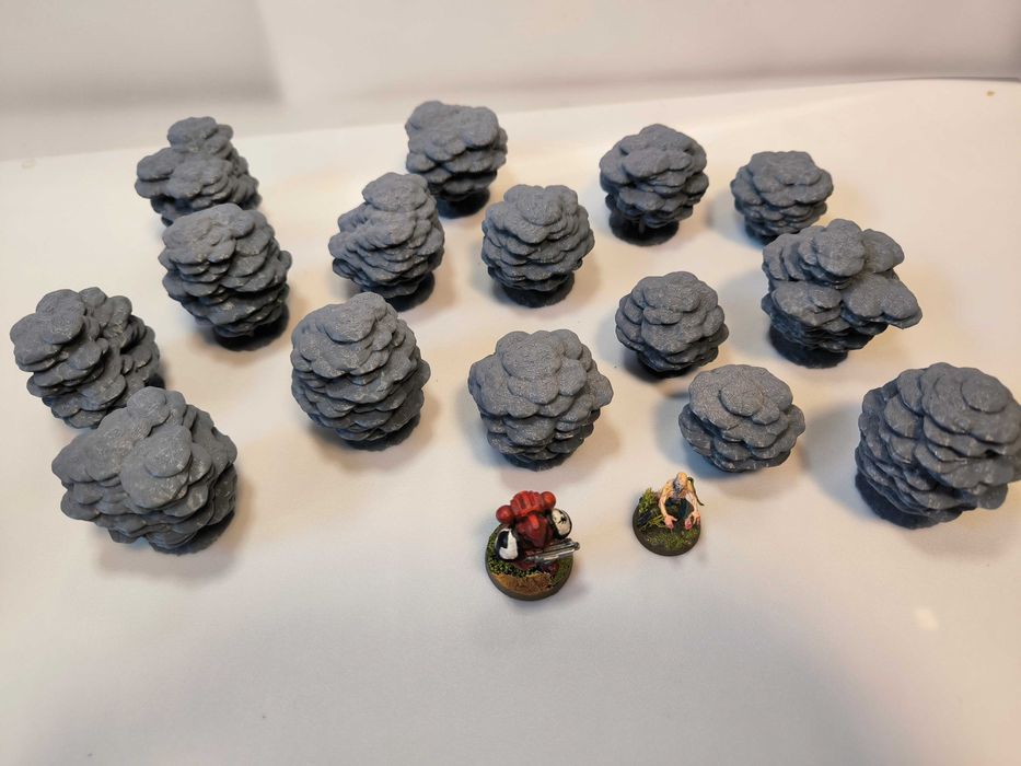 Krzew (A) Pojedyncze zestaw Diorama Makieta Model