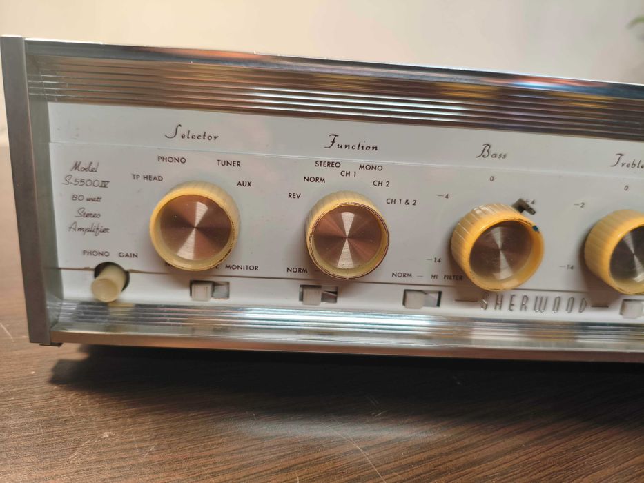 Sherwood S-5500 IV wzmacniacz lampowy vintage