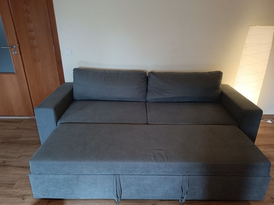 Sofá-Cama Confortável e Pouco Usado (Feira dos Sofás)