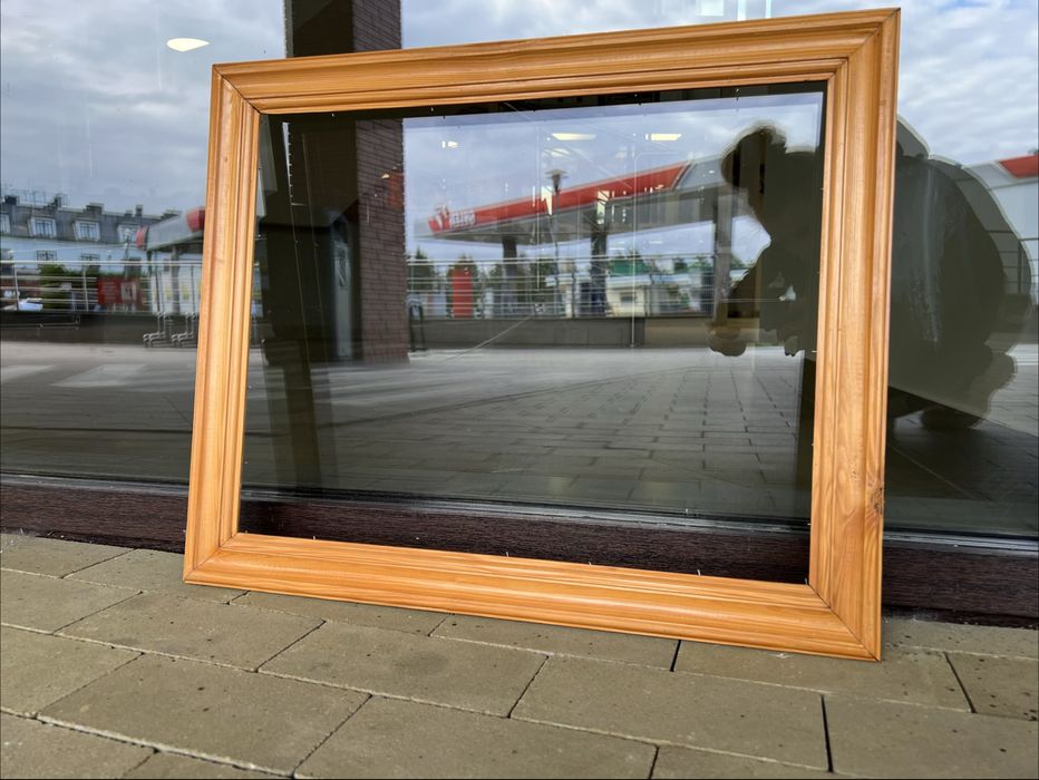 Okazja! Duza drewniana rama do oprawy prac obrazów