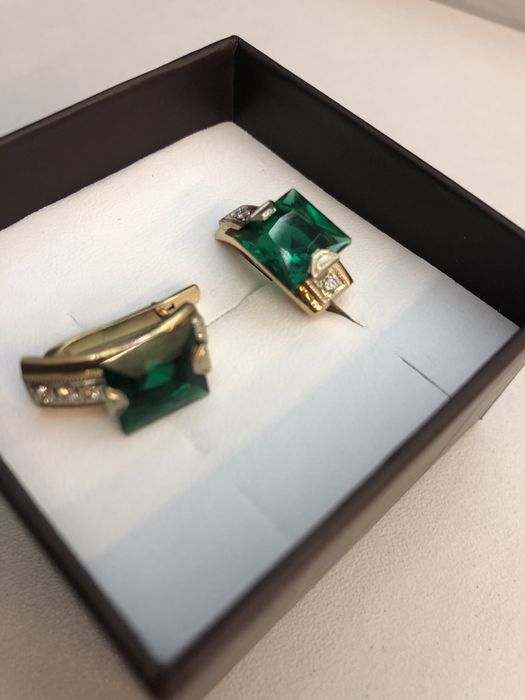 Сережки золото 585