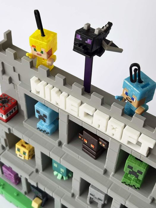 Полиця для фігурок Minecraft Kinder Joy | Органайзер | Стенд