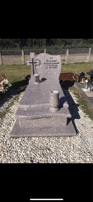 PRODUCENT 4500  nagrobki nagrobek z montazem  cały slask