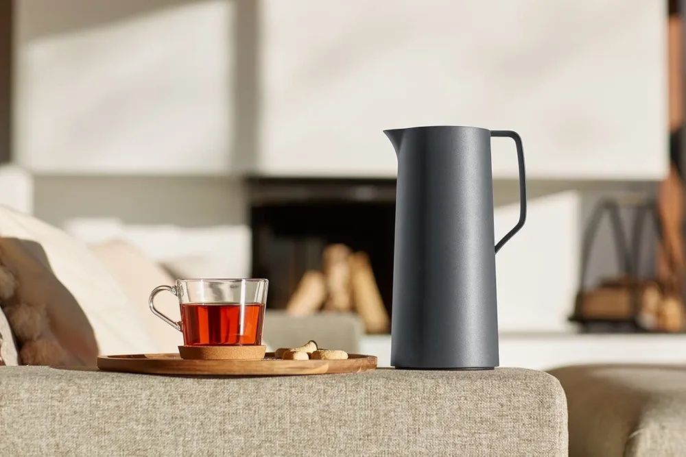 Termos na napoje gorące i zimne obiadowy 1 L antracyt