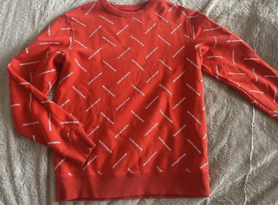 Oryginalna bluza Calvin Klein rozm S piekny print!