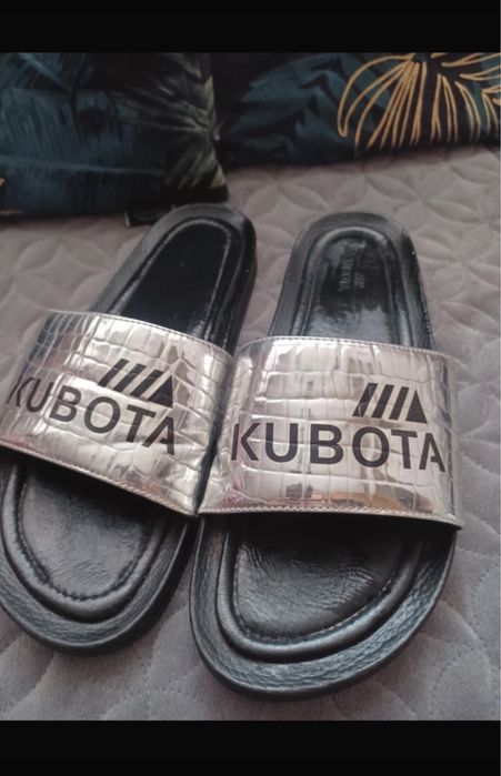 Skórzane klapki Premium Kubota