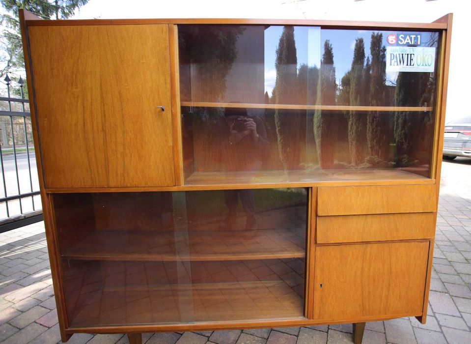 Biblioteczka szafa PRL