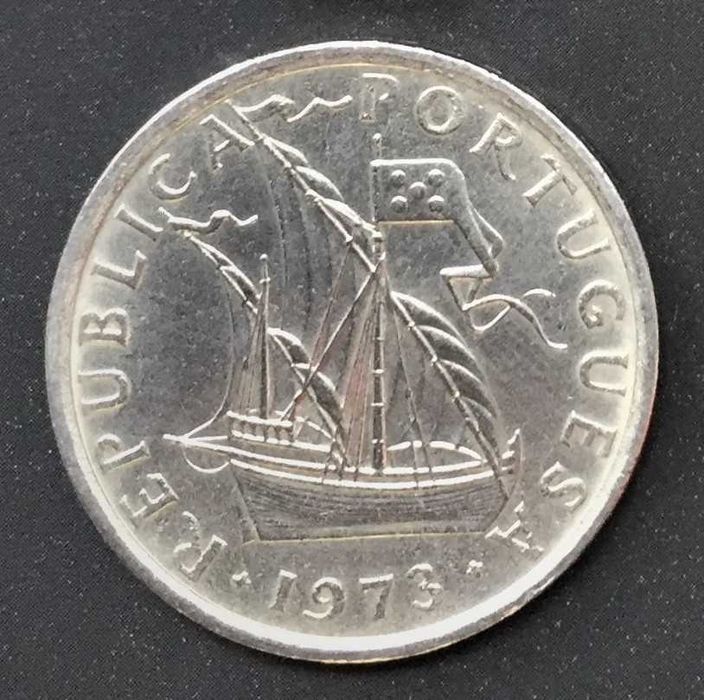 Moeda de 10$00 - Portugal - 1973