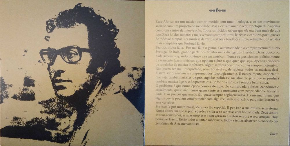 José Afonso	- - - - -		Cantigas do Maio	- - - - -	CD