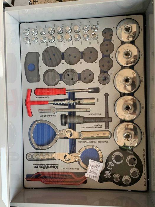 Carrinho de ferramentas 8 gavetas cheias