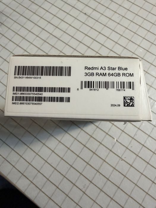 Redmi A3  3GB  RAM  64GB