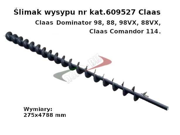 Ślimak wysypu Claas 275x4788 Dominator 98;88;98vx;88vx; Comandor 114