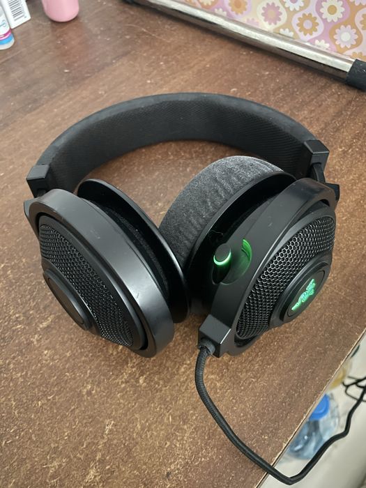 Słuchawki Razer Kraken 7.1 (RZ04-01010) USB | Dźwięk sprawny | Do naprawy