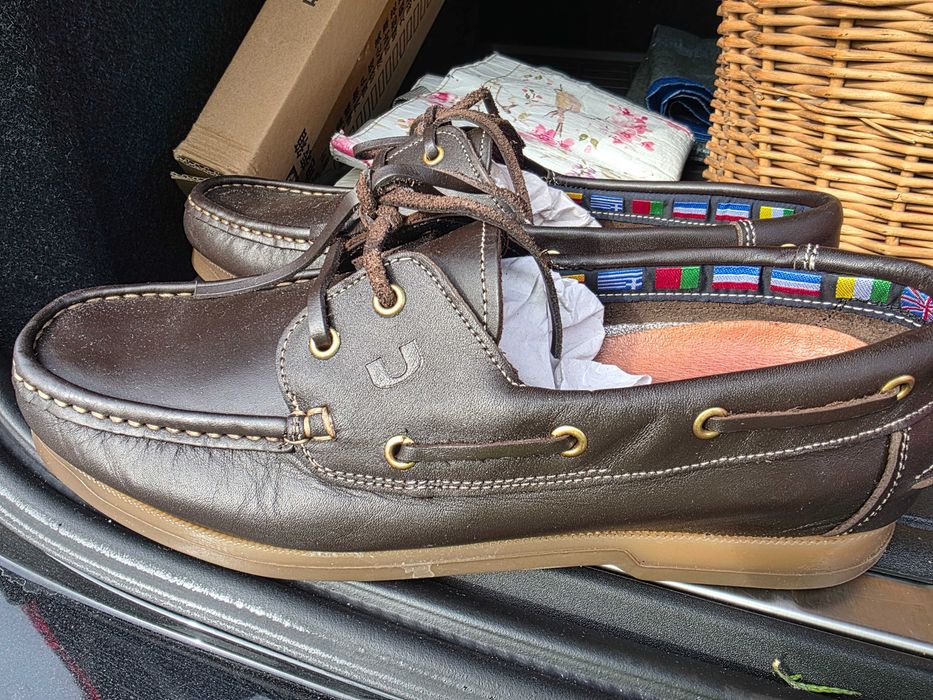 Moccasins de verão, em pele **NOVO**