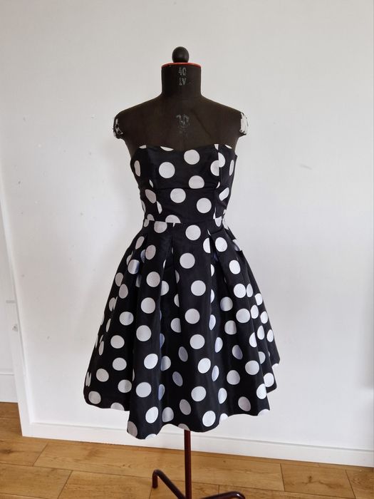 Coast M 38 sukienka koktajlowa imprezowa na studniówkę karnawał pin up