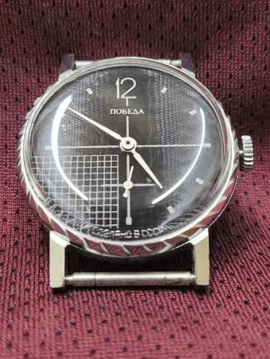 Наручний годинник победа. Наручные часы победа в хроме, ссср