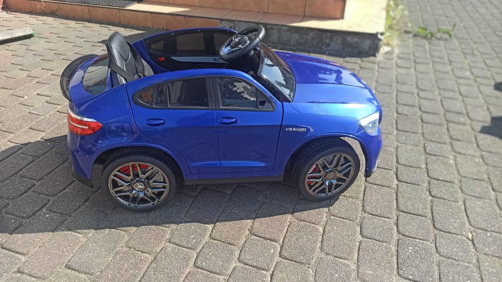 Autko Mercedes GLC 63S Niebieski na akumulator 4×4 HIT!