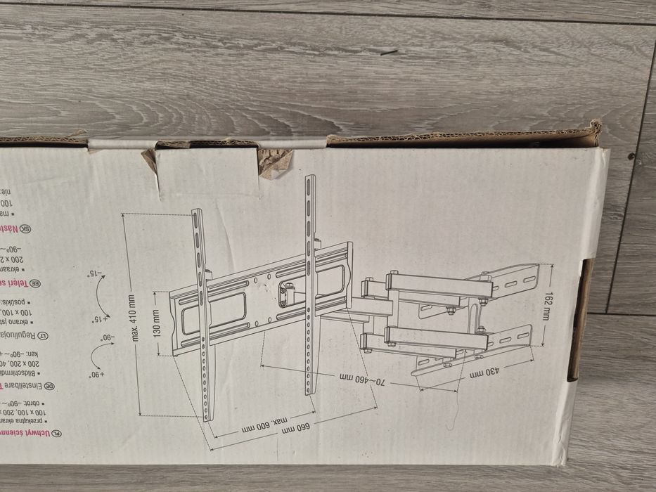 Uchwyt TV regulowany 26-55