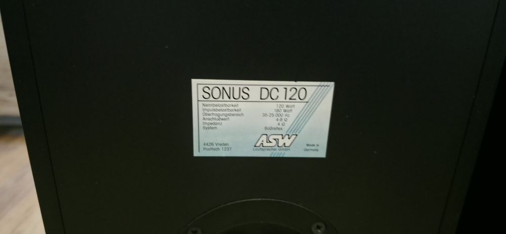 ASW Sonus 120 DC kolumny