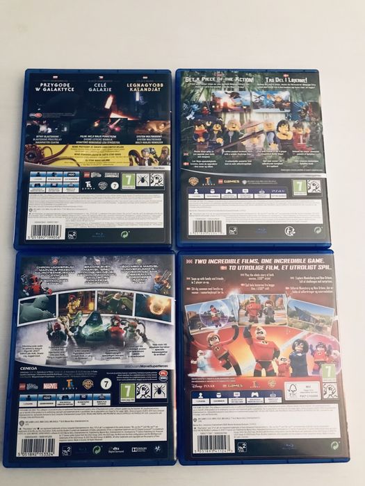 4x lego ninjago star wars iniemamocni marvel super heroes Disney pixar