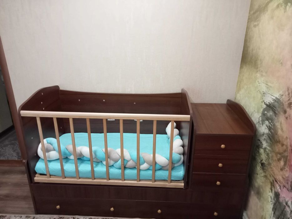 Дитяча Кроватка 3в1