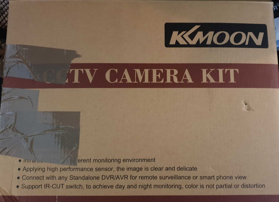 Conjunto 4 câmaras com cabos