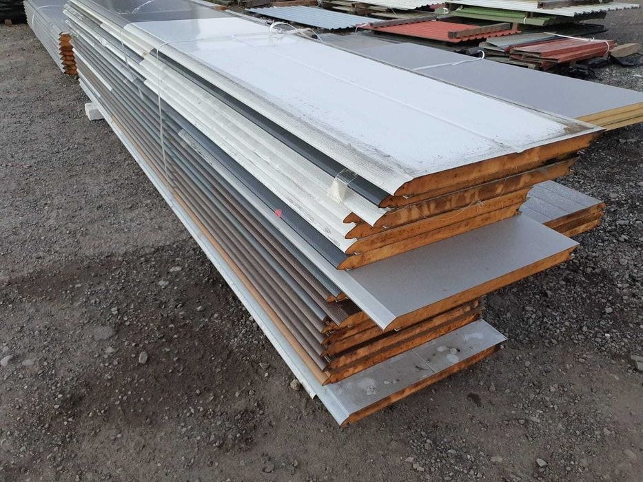 Płyty ścienne, warstwowe, izolacyjne, bramowe, piana PIR, 40mm 2 klasa