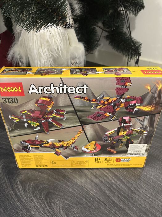 Лего 4 в 1 (дракон, павук, робот, скорпіон)