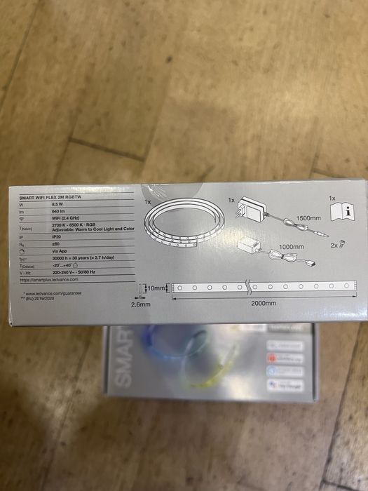 Ledvance-LED RGB+Tira c/ regulação SMART+FLEX 2m - NOVO