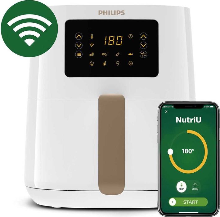 NOWA Frytkownica beztłuszczowa PHILIPS HD9255/30 Airfryer 1400W 4,1L / NINJA TEFAL ZELMER