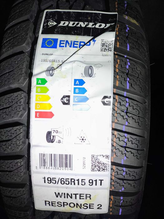 Нові зимні шини Dunlop Winter Response 2 195/65/R15 91T