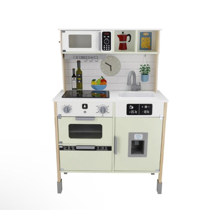 Дитяча деревяна кухня детская деревяная lupilu