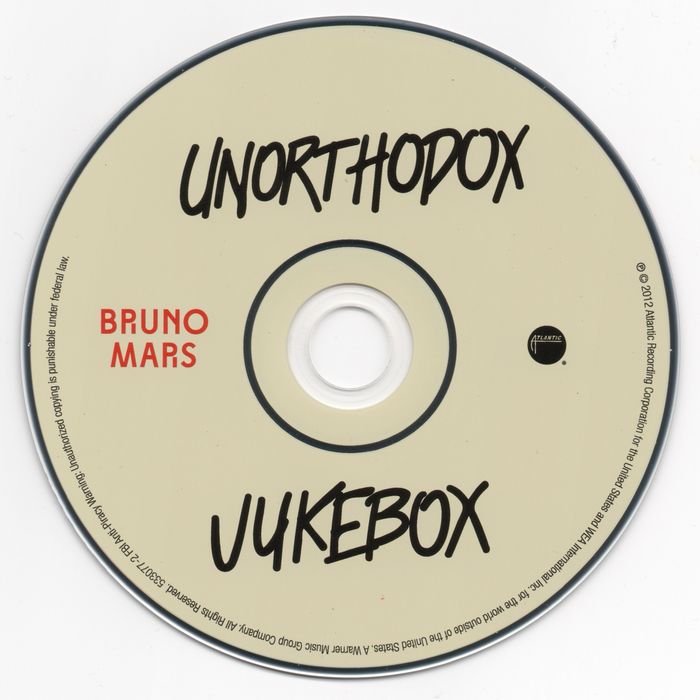 Bruno Mars Unorthodox Jukebox Clean Version (CD 2012) US