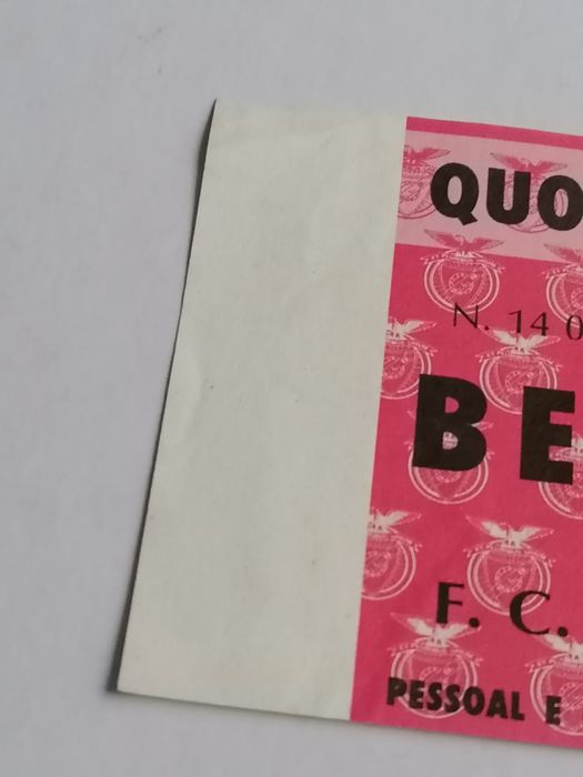 Bilhete de futebol  jogo Benfica - F. C. Farense Época 94/95