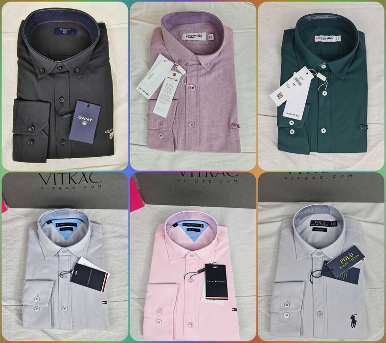 Koszula męska koszule ralph lauren lacoste slim tommy Jeans nowość