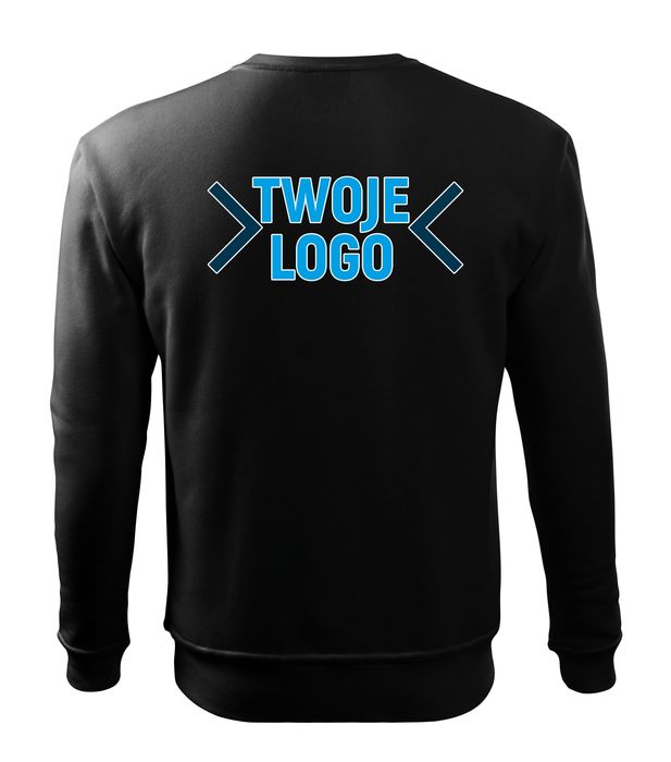 Bluza z własnym nadrukiem logo teks Malfini Essential męska